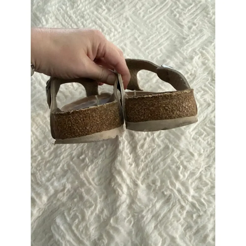 Birkenstock Gizeh Vegan Birko-Flor Watercolor Floral Thong Sandals Cottage Boho